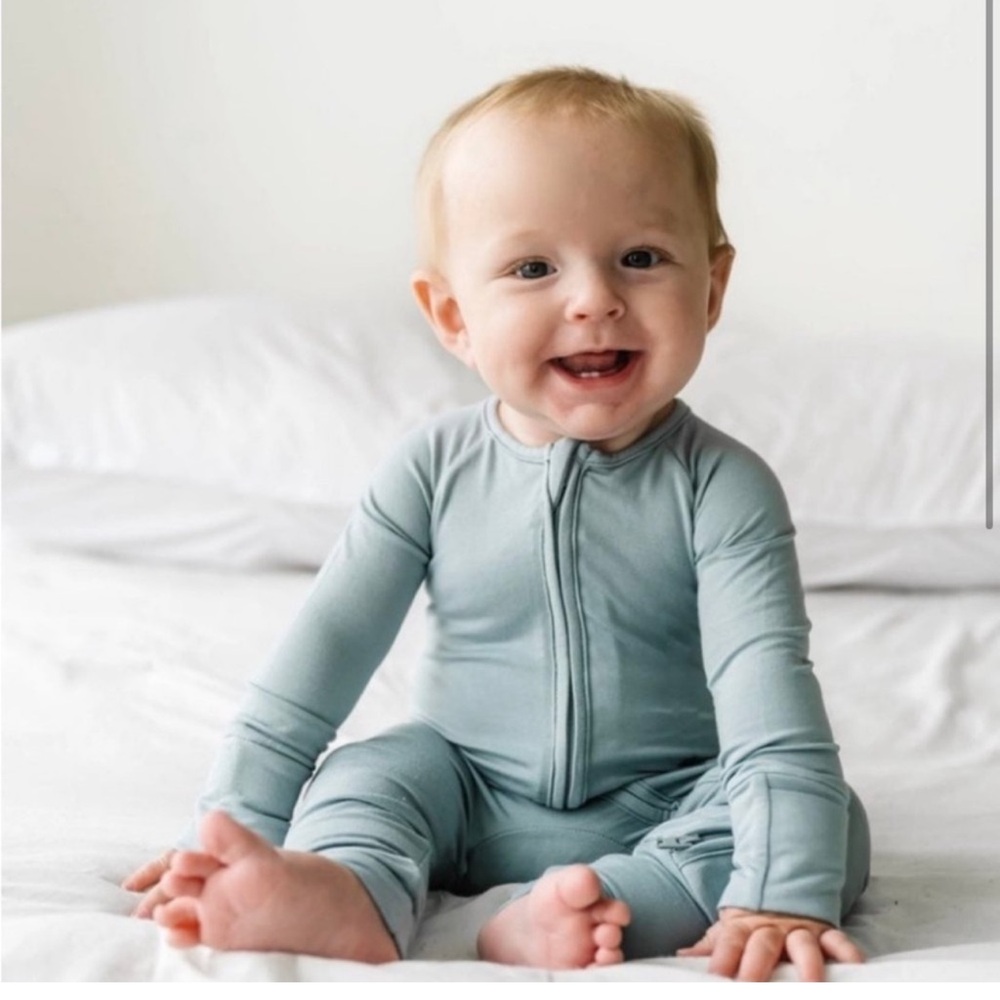Little Sleepies Light Blue Kids Pajamas